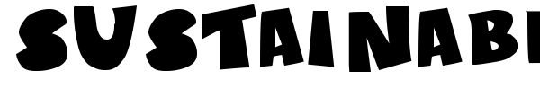 Sustainable Amazon font preview